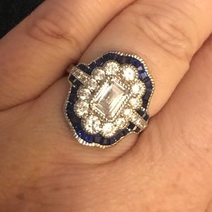 Art Deco Cocktail ring
